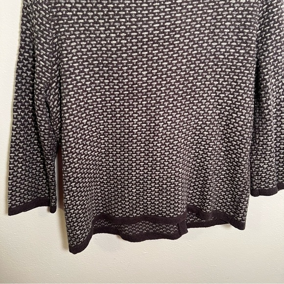 Fenn Wright Manson Cardigan Gray Dots Snap Up M - Picture 9 of 10